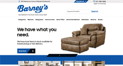 Desktop Screenshot of barneysfurniture.com